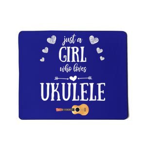 Just A Who Loves Ukulele For Ukulele Player Musician Gift Mousepad