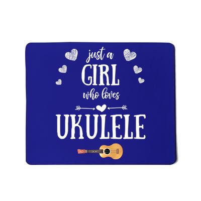 Just A Who Loves Ukulele For Ukulele Player Musician Gift Mousepad