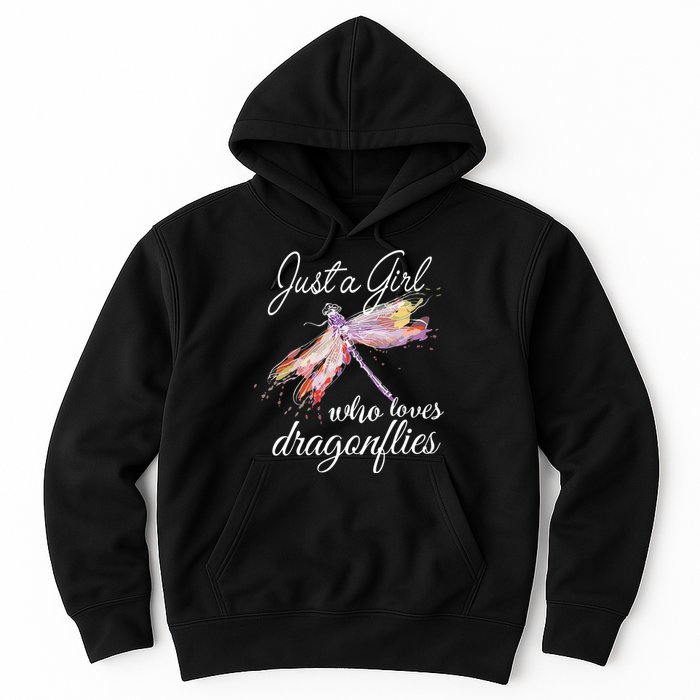 Just A Who Loves Dragonflies Entomologist Gift Hoodie