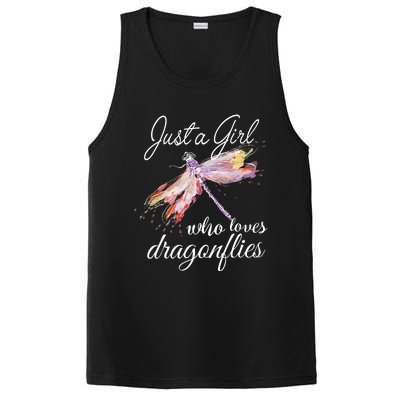 Just A Who Loves Dragonflies Entomologist Gift PosiCharge Competitor Tank