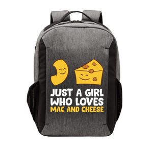 Just A Who Loves Mac And Cheese Love Macaroni Cheese Gift Vector Backpack