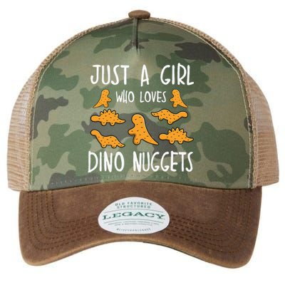 Just a Who Loves Dino Nuggets Merch Chicken Nuggets Legacy Tie Dye Trucker Hat