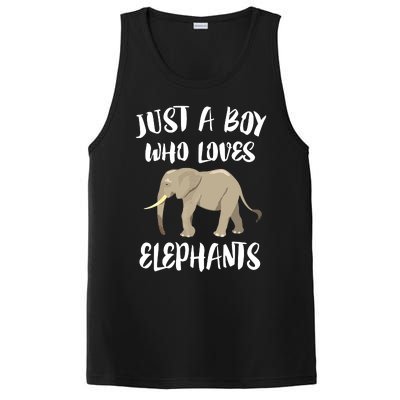 Just A Who Loves Elephants Elephant Lover PosiCharge Competitor Tank