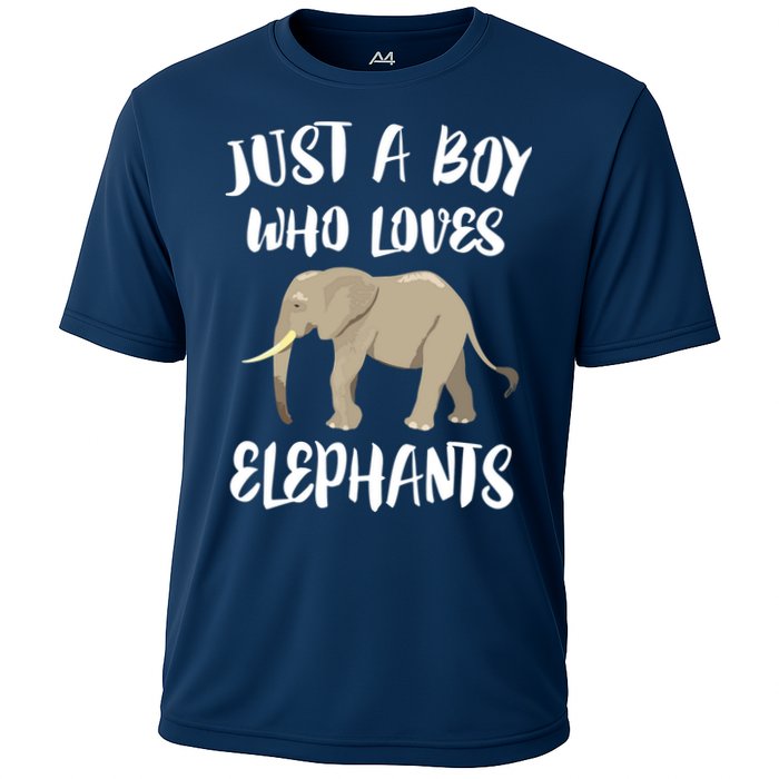 Just A Who Loves Elephants Elephant Lover Cooling Performance Crew T-Shirt