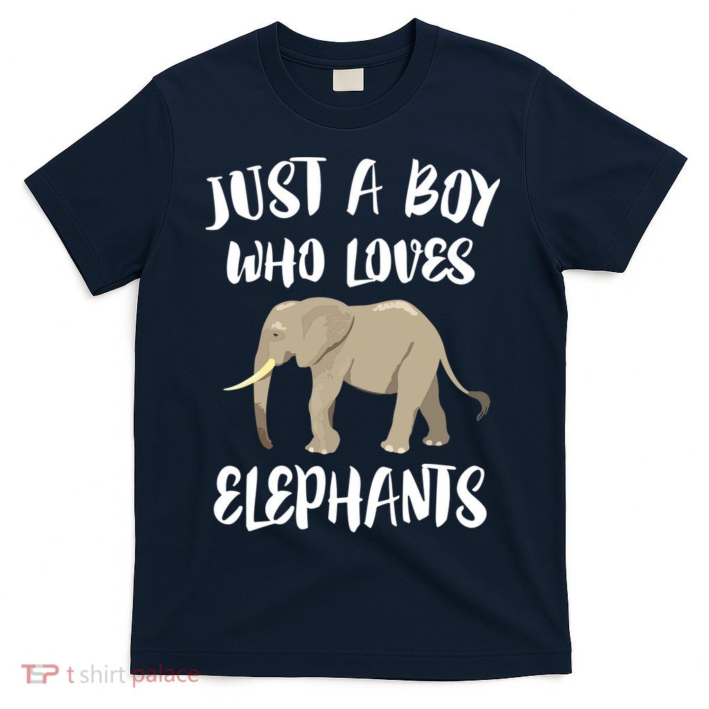 Just A Who Loves Elephants Elephant Lover T-Shirt