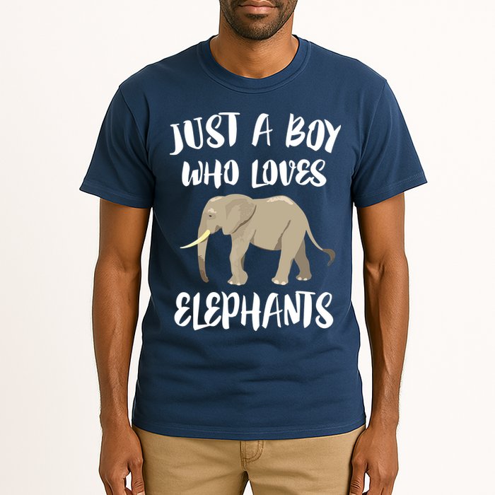 Just A Who Loves Elephants Elephant Lover Tall T-Shirt