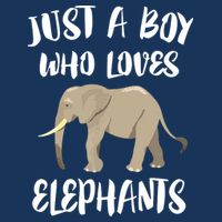 Just A Who Loves Elephants Elephant Lover 16 in Basic Backpack