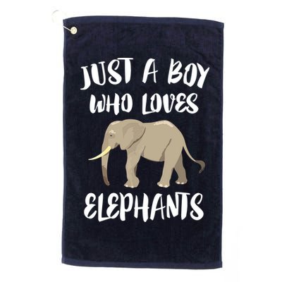 Just A Who Loves Elephants Elephant Lover Golf Towel