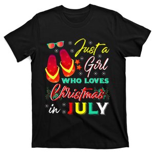 Just A Who Loves Christmas In July T-Shirt