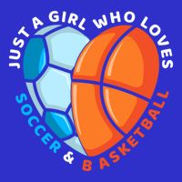 Just A Who Loves Soccer And Basketball Ball Gift 16 in Basic Backpack