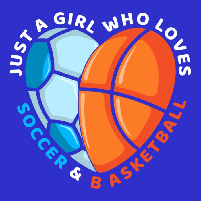 Just A Who Loves Soccer And Basketball Ball Gift 16 in Basic Backpack