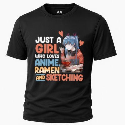 Just A Who Loves Anime Ra And Sketching Otaku Anime Performance Shirt