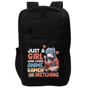 Just A Who Loves Anime Ra And Sketching Otaku Anime Impact Tech Backpack