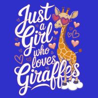 Just A Who Loves Giraffes Cute Animal Lover Great Gift Tank Top