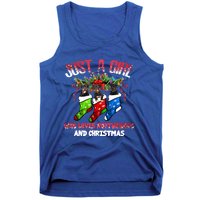 Just A Who Loves Rottweilers And Christmas Costume Gift Tank Top