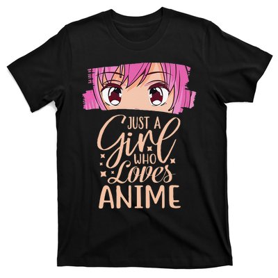 Just A  Who Loves Anime Japan Anime T-Shirt