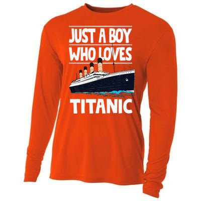 Just A Who Loves Titanic Voyage Ship Cooling Performance Long Sleeve Crew