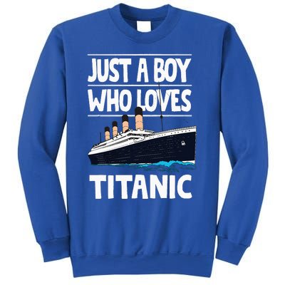 Just A Who Loves Titanic Voyage Ship Sweatshirt