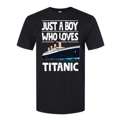 Just A Who Loves Titanic Voyage Ship Softstyle CVC T-Shirt