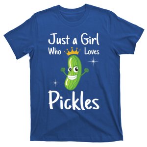 Just A Who Loves Pickles I Cucumber I Pickle Cool Gift T-Shirt