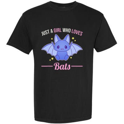 Just A Who Loves Bats Garment-Dyed Heavyweight T-Shirt