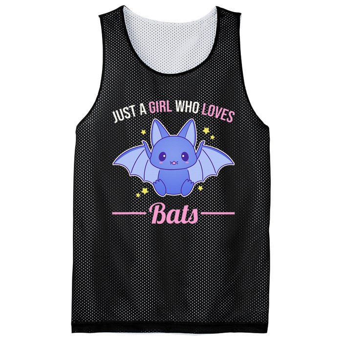 Just A Who Loves Bats Mesh Reversible Basketball Jersey Tank