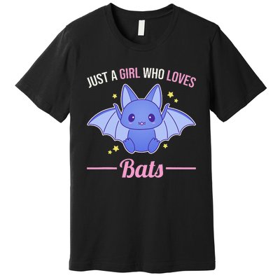 Just A Who Loves Bats Premium T-Shirt