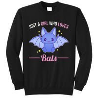 Just A Who Loves Bats Tall Sweatshirt