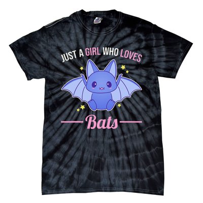 Just A Who Loves Bats Tie-Dye T-Shirt