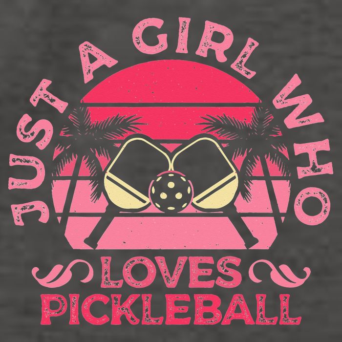 Just A Who Loves Pickleball Paddle Sports Game Vector Backpack