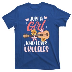 Just A Who Loves Ukuleles Gift T-Shirt