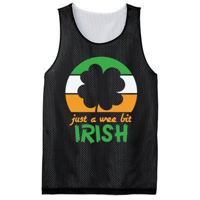 Just A Wee Bit Irish Mesh Reversible Basketball Jersey Tank