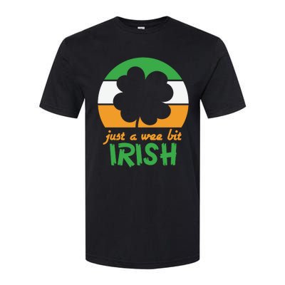 Just A Wee Bit Irish Softstyle® CVC T-Shirt