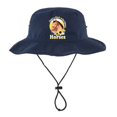 Just A Who Loves Horses Riding Legacy Cool Fit Booney Bucket Hat