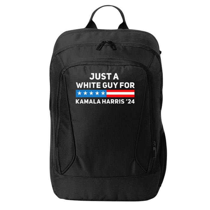 Just A White Guy For Kamala Harris 2024 President Election City Backpack