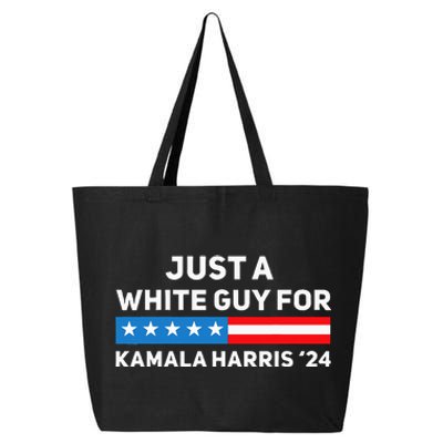 Just A White Guy For Kamala Harris 2024 President Election 25L Jumbo Tote