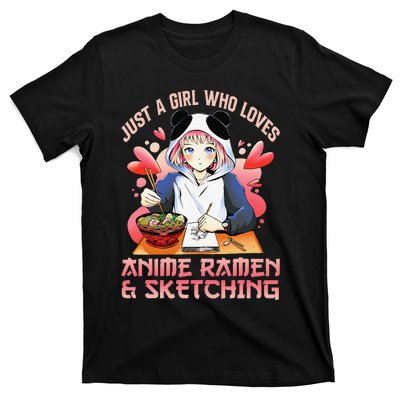 Just A  Who Loves Anime Ra And Sketching Japan Anime T-Shirt