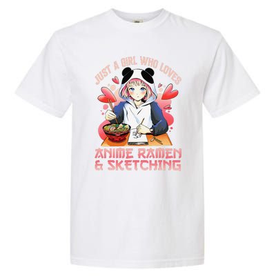 Just A  Who Loves Anime Ra And Sketching Japan Anime Garment-Dyed Heavyweight T-Shirt