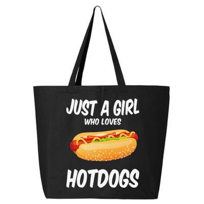 Just A Who Loves Hotdogs Cuts Hot Dog Birthday 25L Jumbo Tote