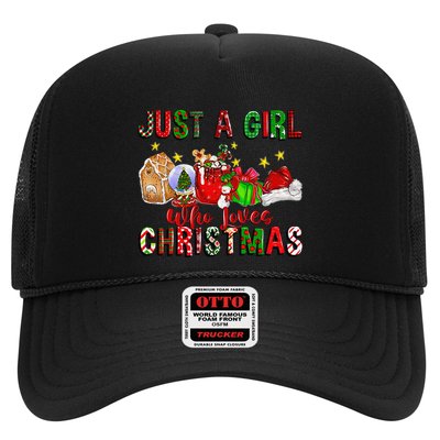Just A Who Loves Christmas Coffee Drinking Lover Gifts Trucker Hat