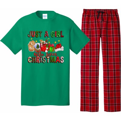 Just A Who Loves Christmas Coffee Drinking Lover Gifts Pajama Set