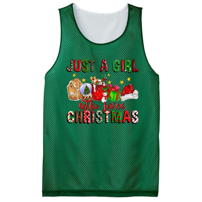 Just A Who Loves Christmas Coffee Drinking Lover Gifts Mesh Reversible Basketball Jersey Tank