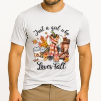 Just A Who Loves Fall Pumpkin Spice Autumn Cooling Performance Crew T-Shirt