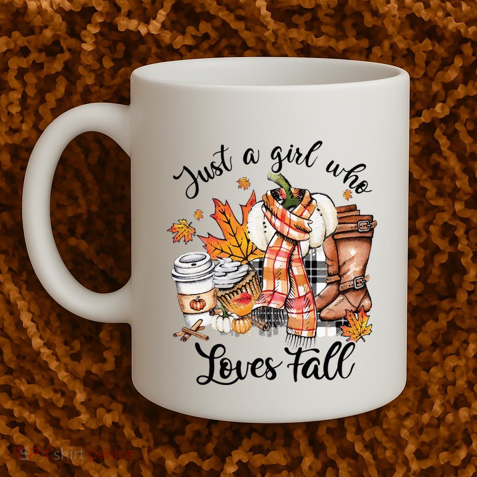 Just A Who Loves Fall Pumpkin Spice Autumn Mug