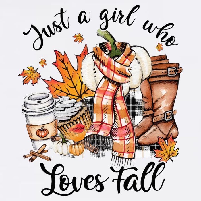 Just A Who Loves Fall Pumpkin Spice Autumn Cooling Performance Long Sleeve Crew