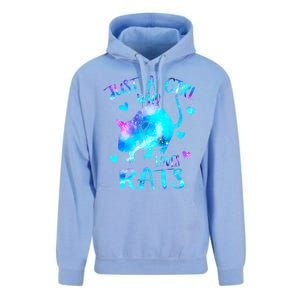 Just A Who Loves Rats Cute Rat Lover Galaxy Theme Gift Unisex Surf Hoodie