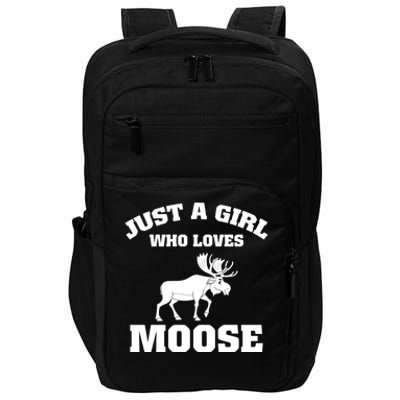 Just A Who Loves Moose Hunting Hunters Meaningful Gift Impact Tech Backpack