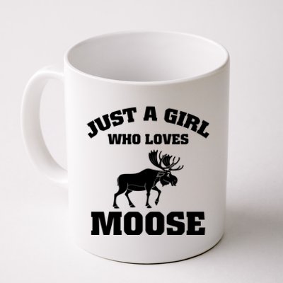 Just A Who Loves Moose Hunting Hunters Meaningful Gift Coffee Mug