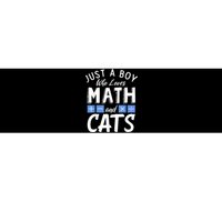 Just A Who Loves Math And Cats Funny Mathematics Bumper Sticker