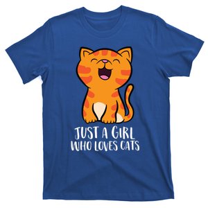 Just A Who Loves Cats Gift T-Shirt